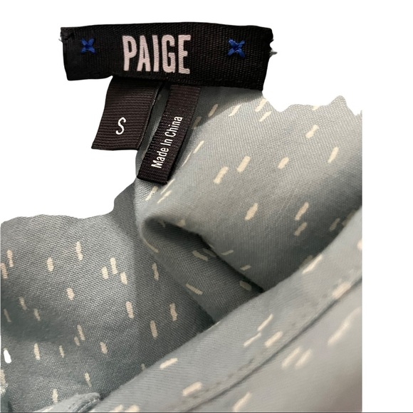 Paige Landon Mens print short sleeve shirt. Size Small Button down Rayon small - Picture 10 of 11